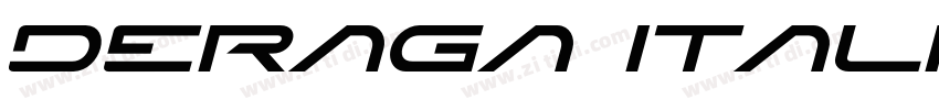 Deraga Italic字体转换